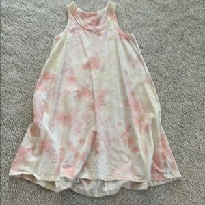 GAP Pink and White Tie-Dye Coverup